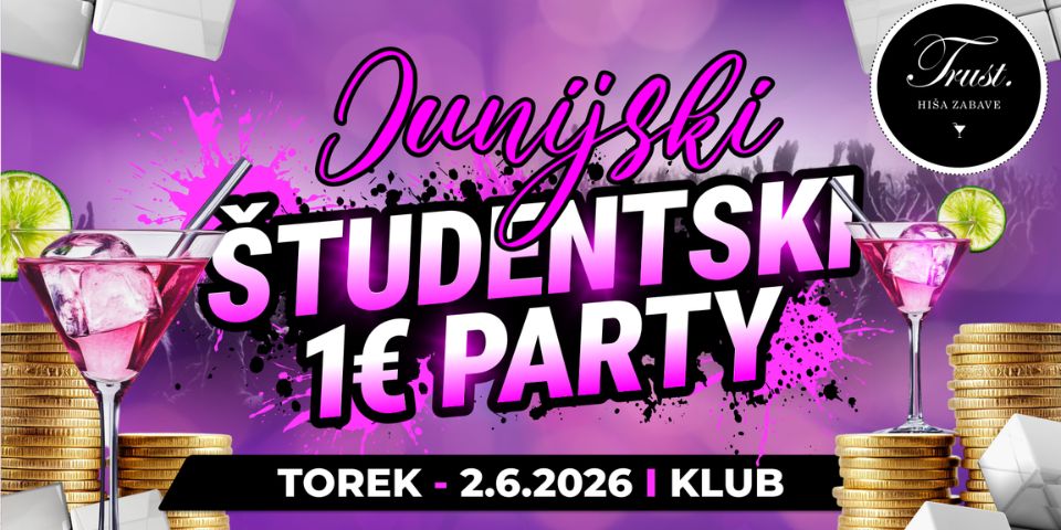 Junijske 1€ študentski odklop